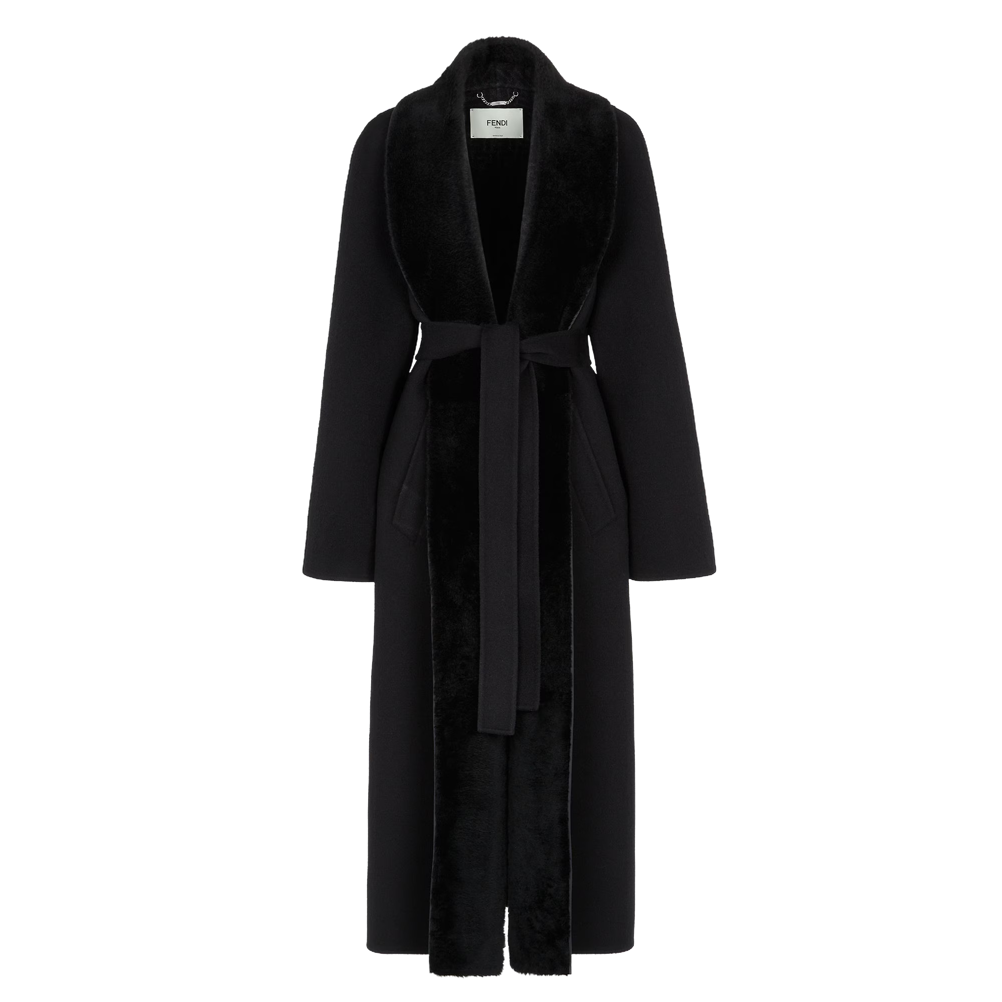 Manteau en laine - Noir