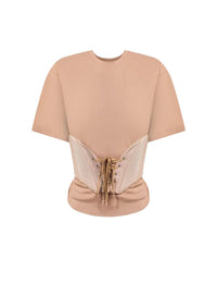 CORSETED T-SHIRT