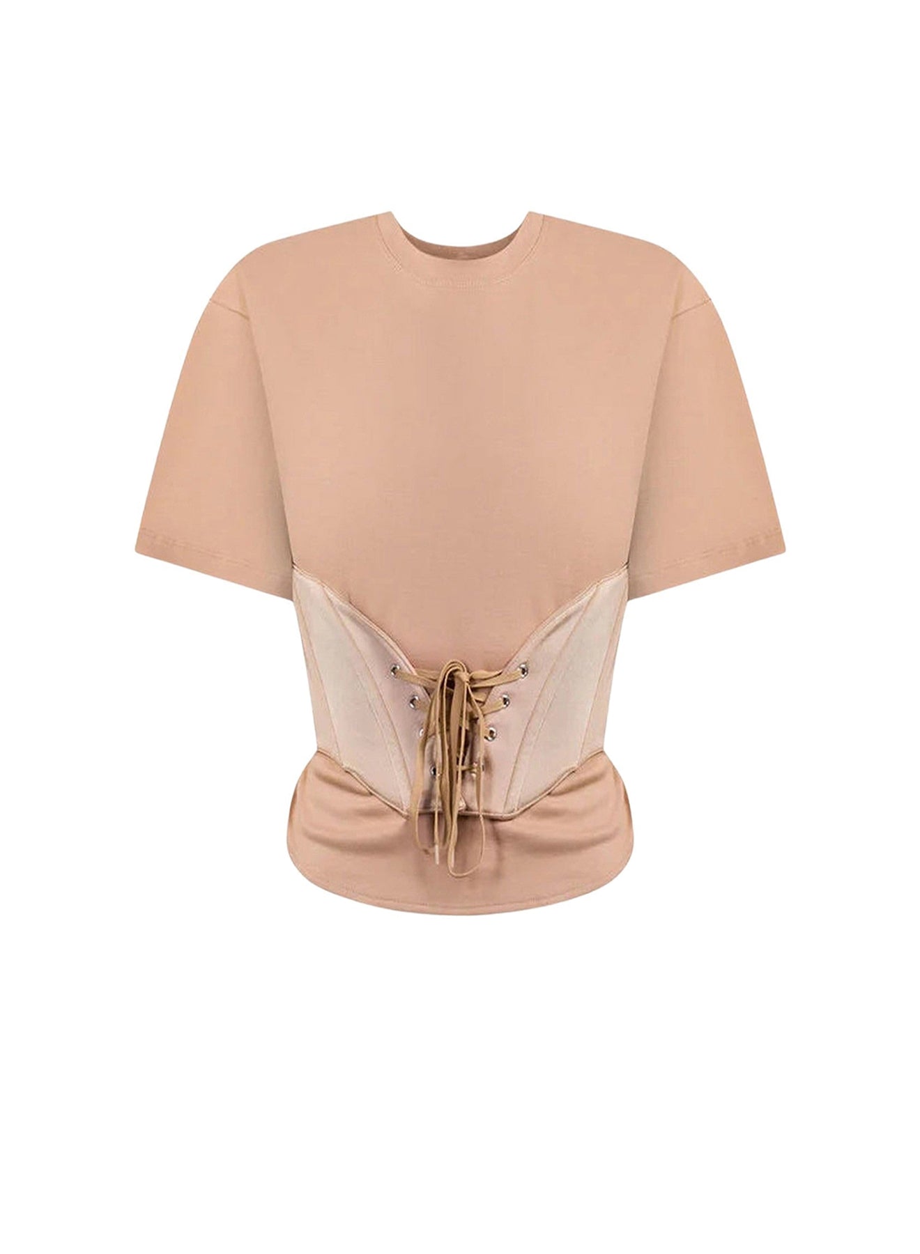 CORSETED T-SHIRT