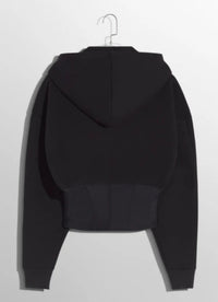 CORSETED HOODIE