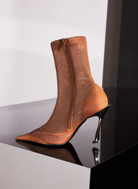 CINNAMON MESH FANG 95 ANKLE BOOTS