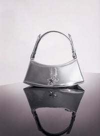 METALLIC SILVER ZENITH BAG