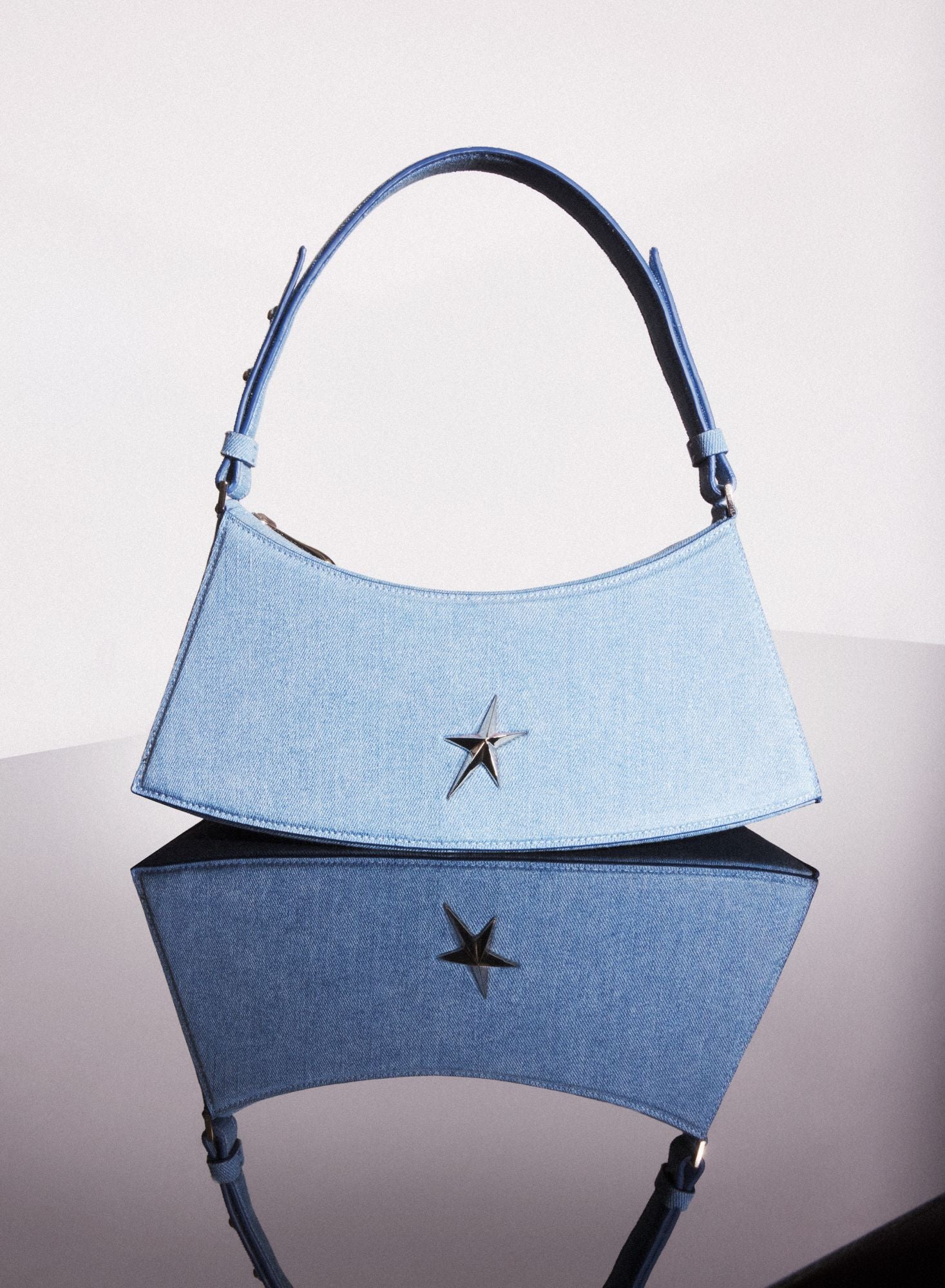 BLUE DENIM ZENITH BAG
