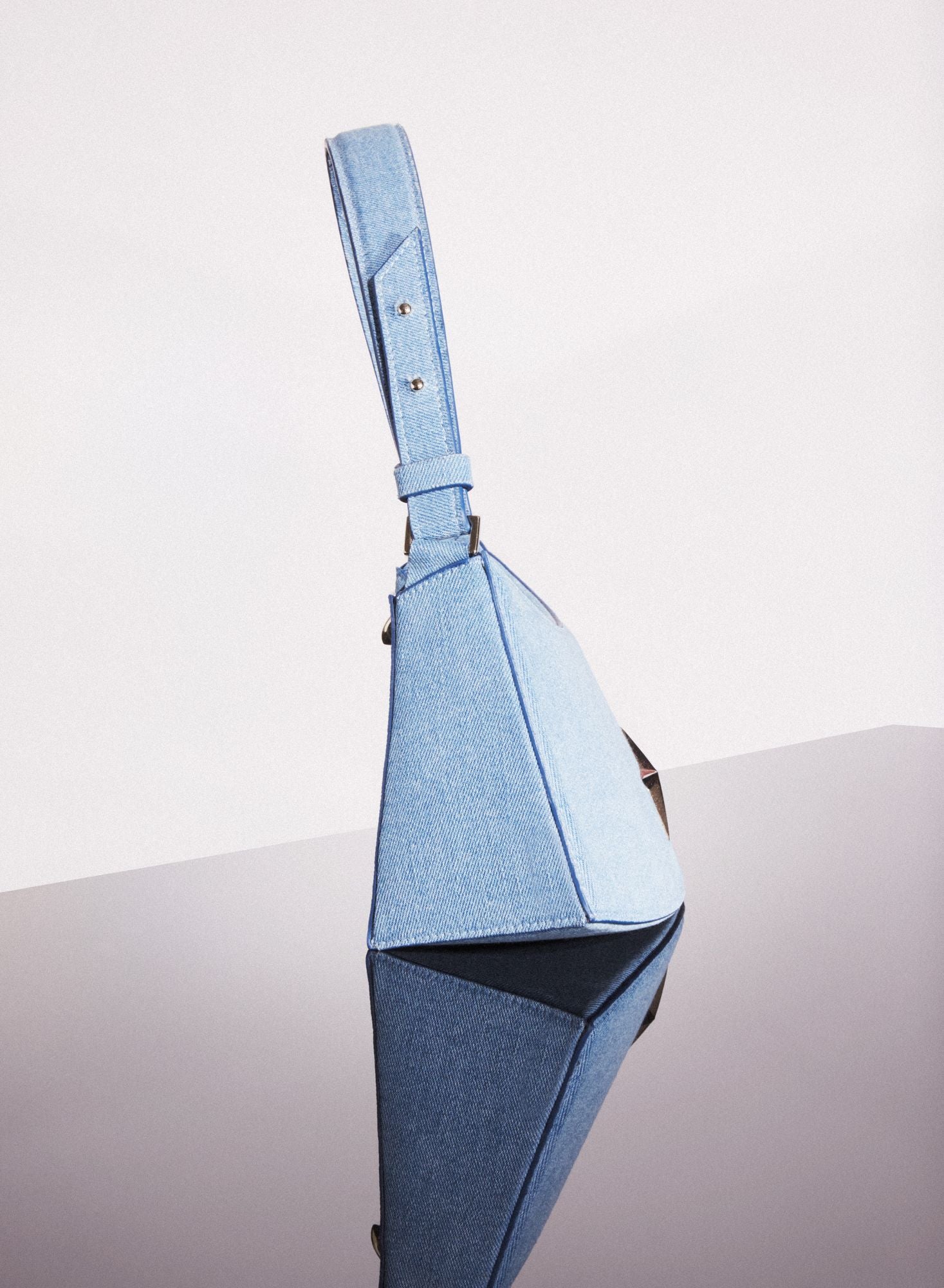 BLUE DENIM ZENITH BAG