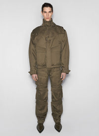 BLACK CARGO JACKET