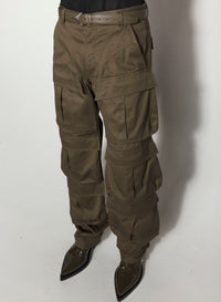 BLACK CARGO PANTS