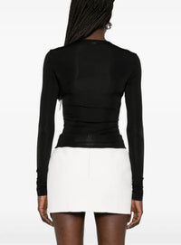 BLACK LACED CORSET TOP