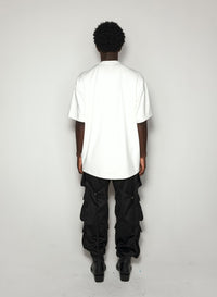 WHITE STAR OVERSIZED T-SHIRT
