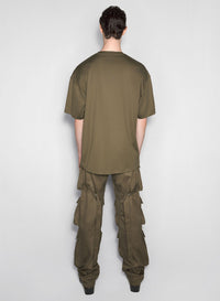 KAKI MUGLER LOGO T-SHIRT