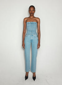 BLUE DENIM BUSTIER
