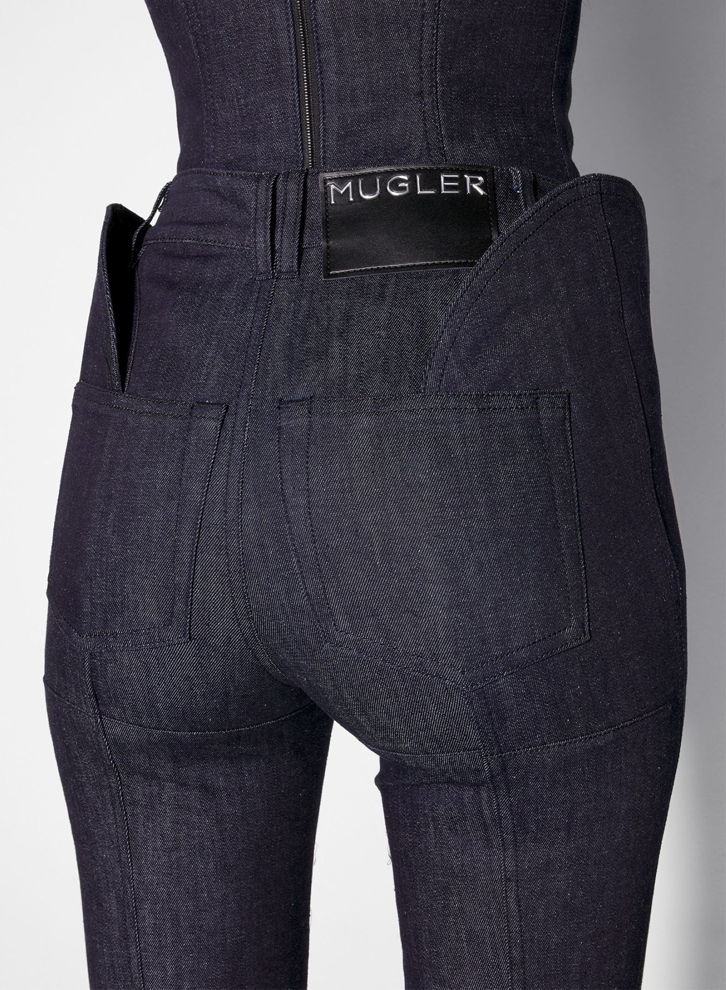 RAW DENIM SKINNY JEANS