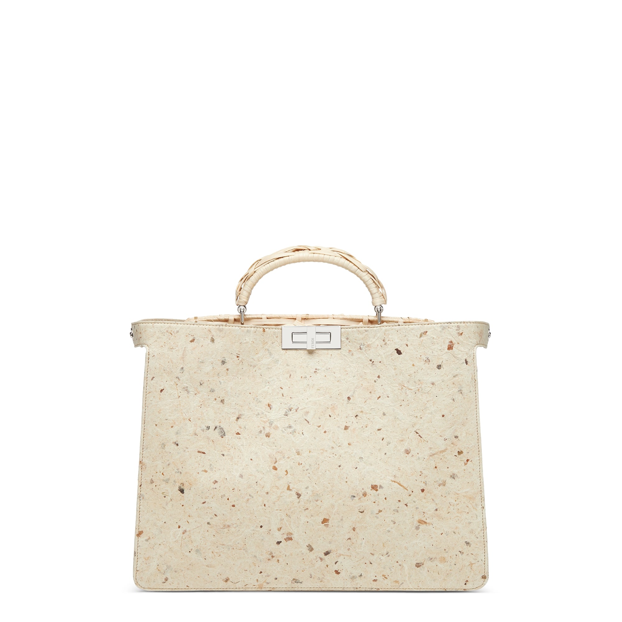 Peekaboo ISeeU Medium Kengo Kuma x Fendi - White