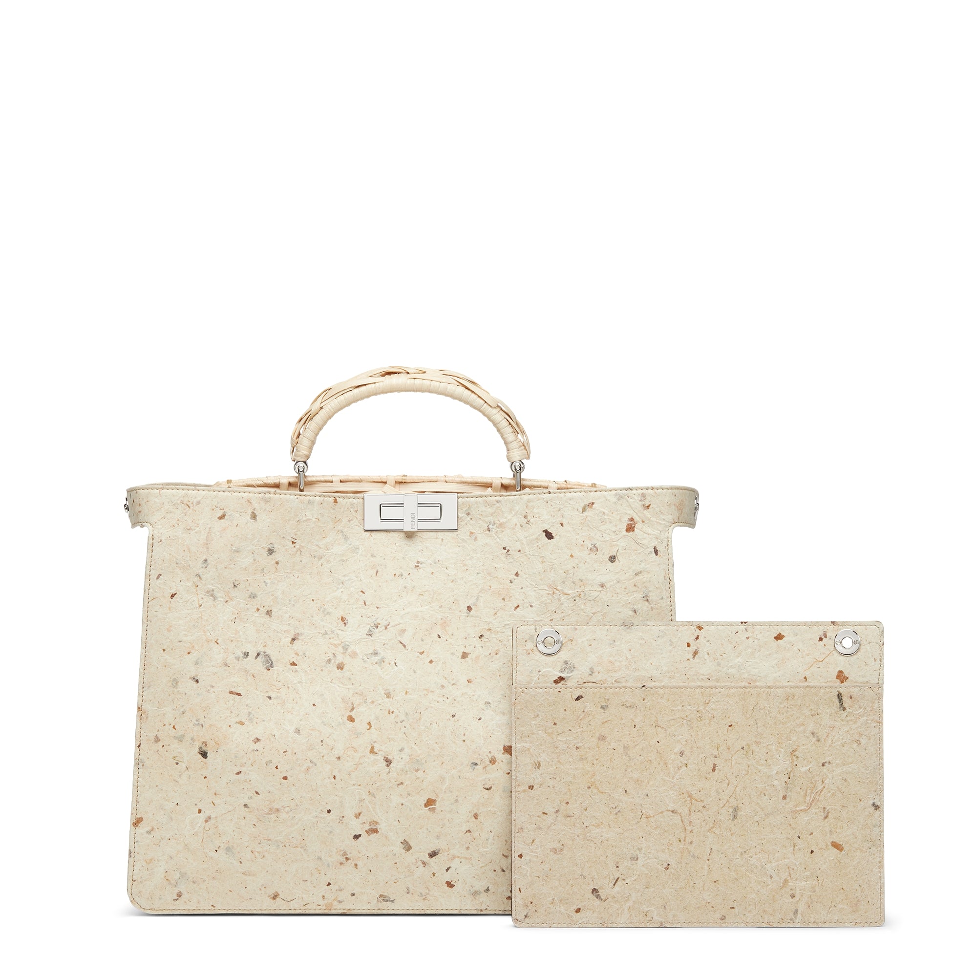 Peekaboo ISeeU Medium Kengo Kuma x Fendi - White