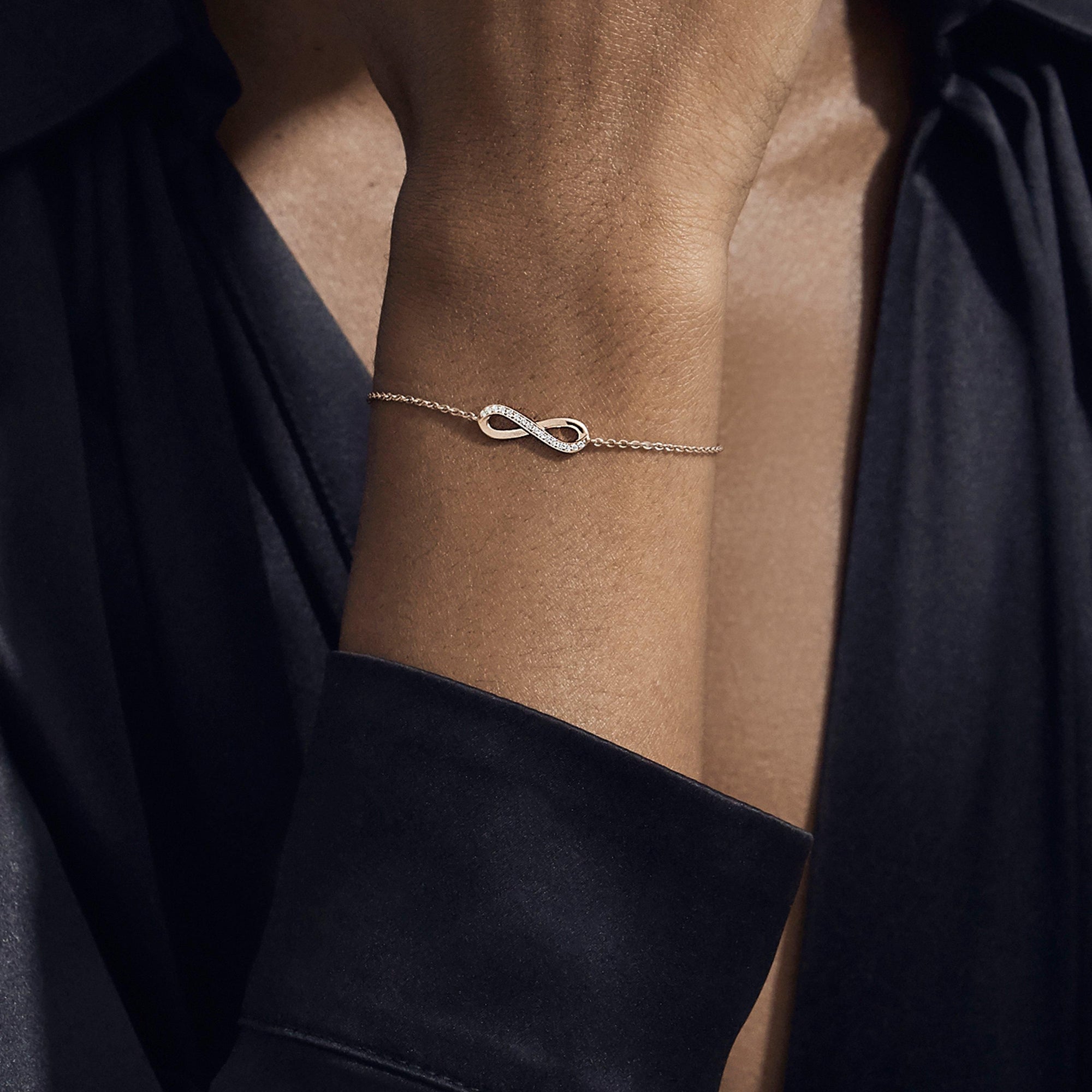 Bracelet Infinity en or