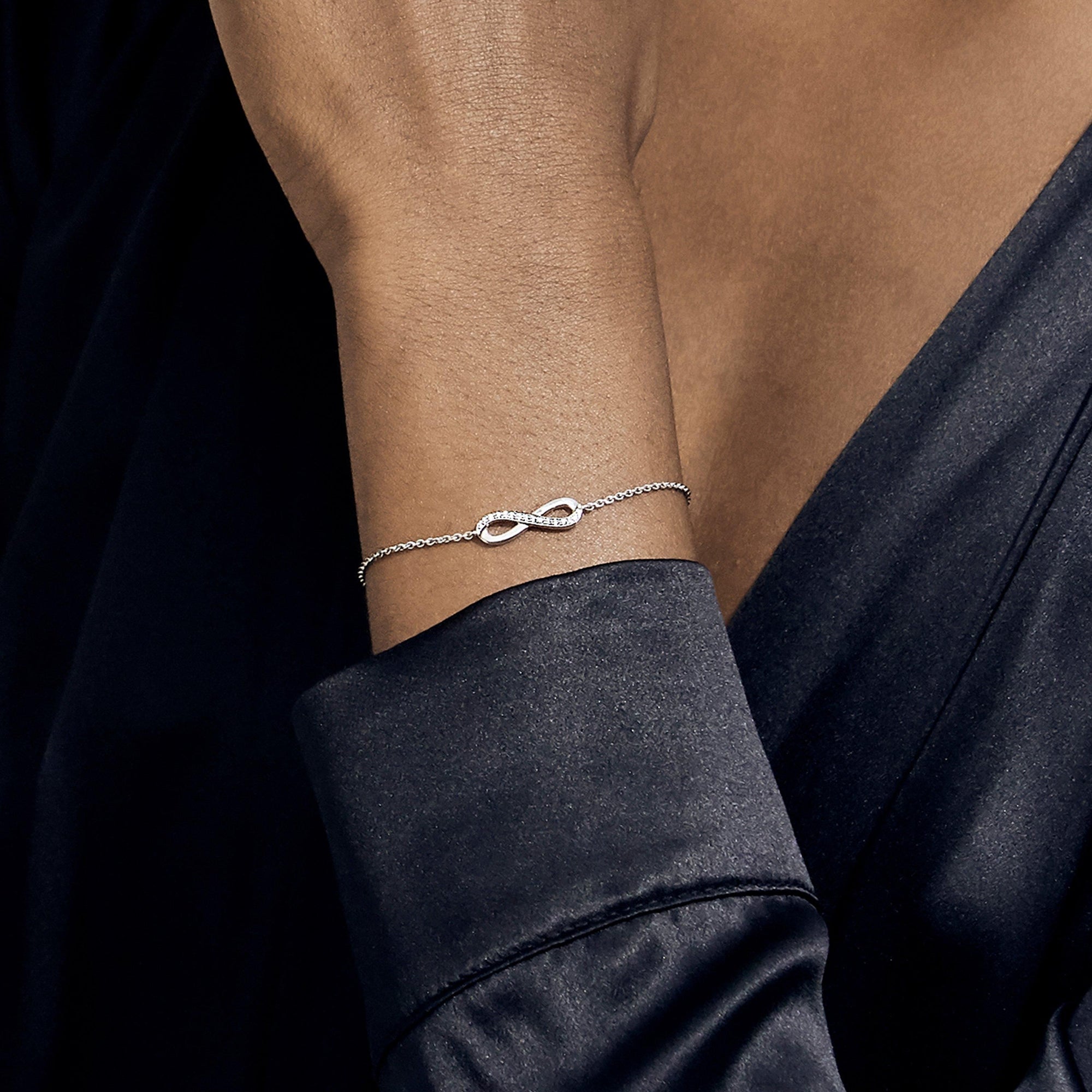 Bracelet Infinity en or