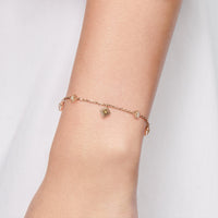 Bracelet Talisman breloque en or