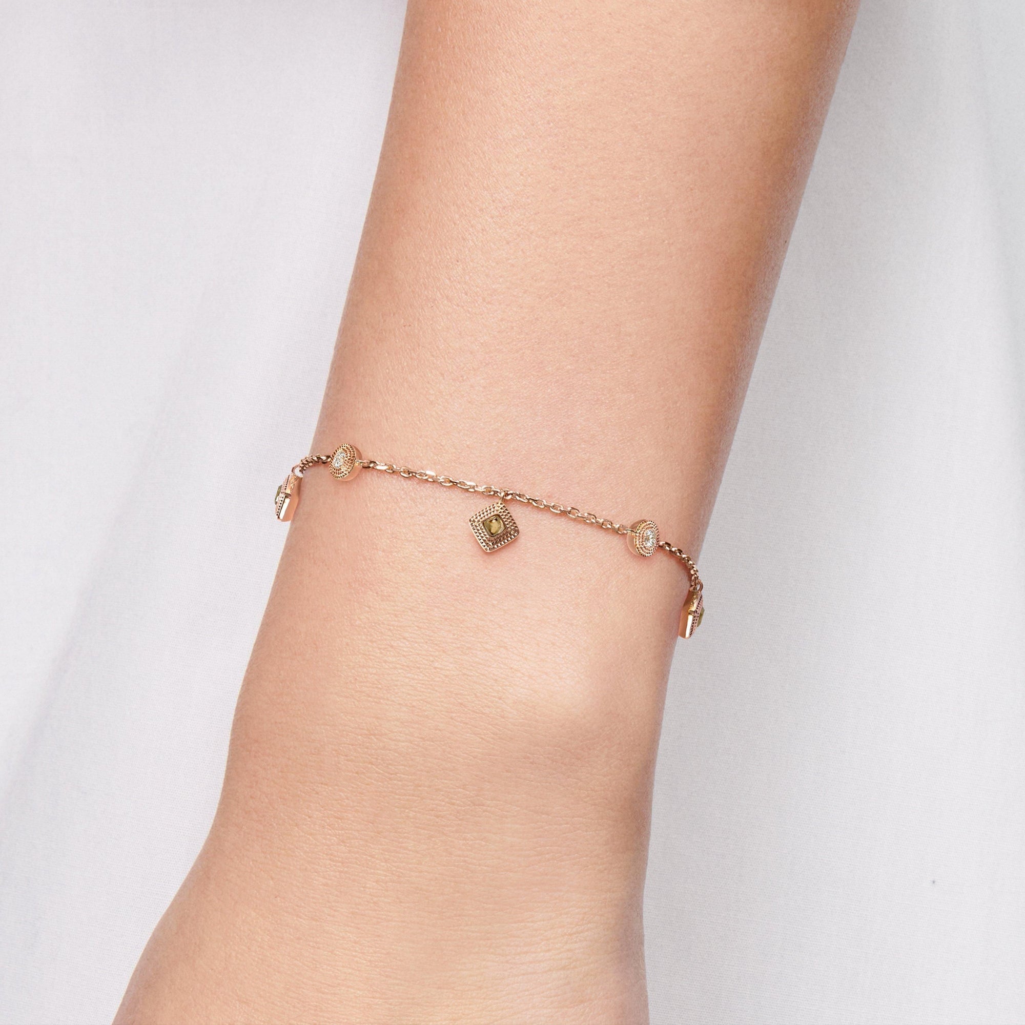 Bracelet Talisman breloque en or