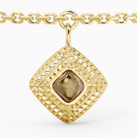 Bracelet Talisman breloque en or