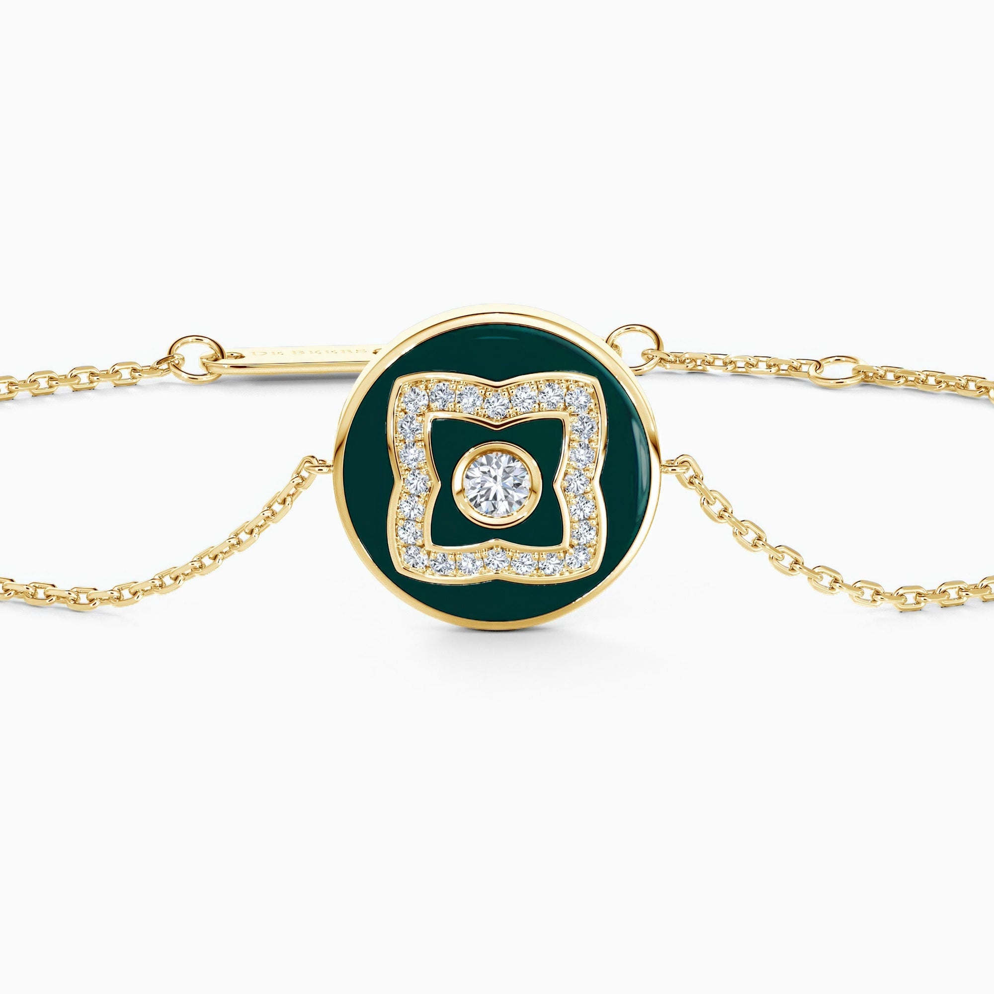 Bracelet Lotus émail