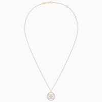 Pendentif Lotus avec diamant en or