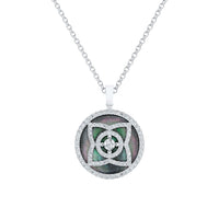 Pendentif Lotus nacré en or