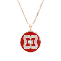 Pendentif Lotus émail