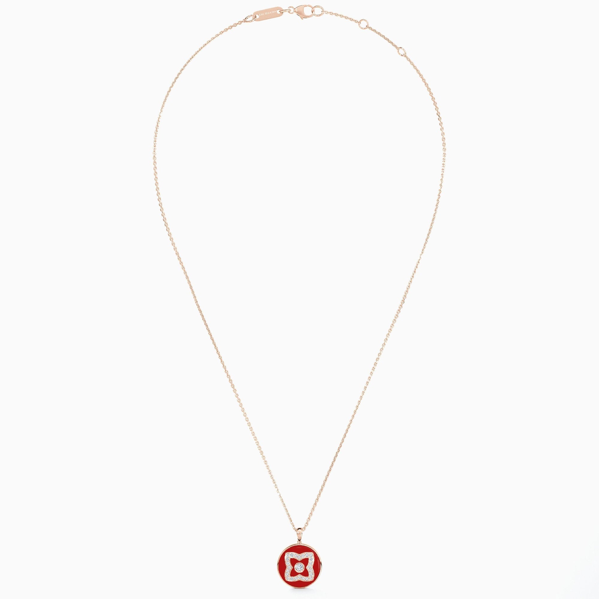 Pendentif Lotus émail