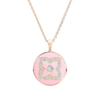 Pendentif Lotus émail
