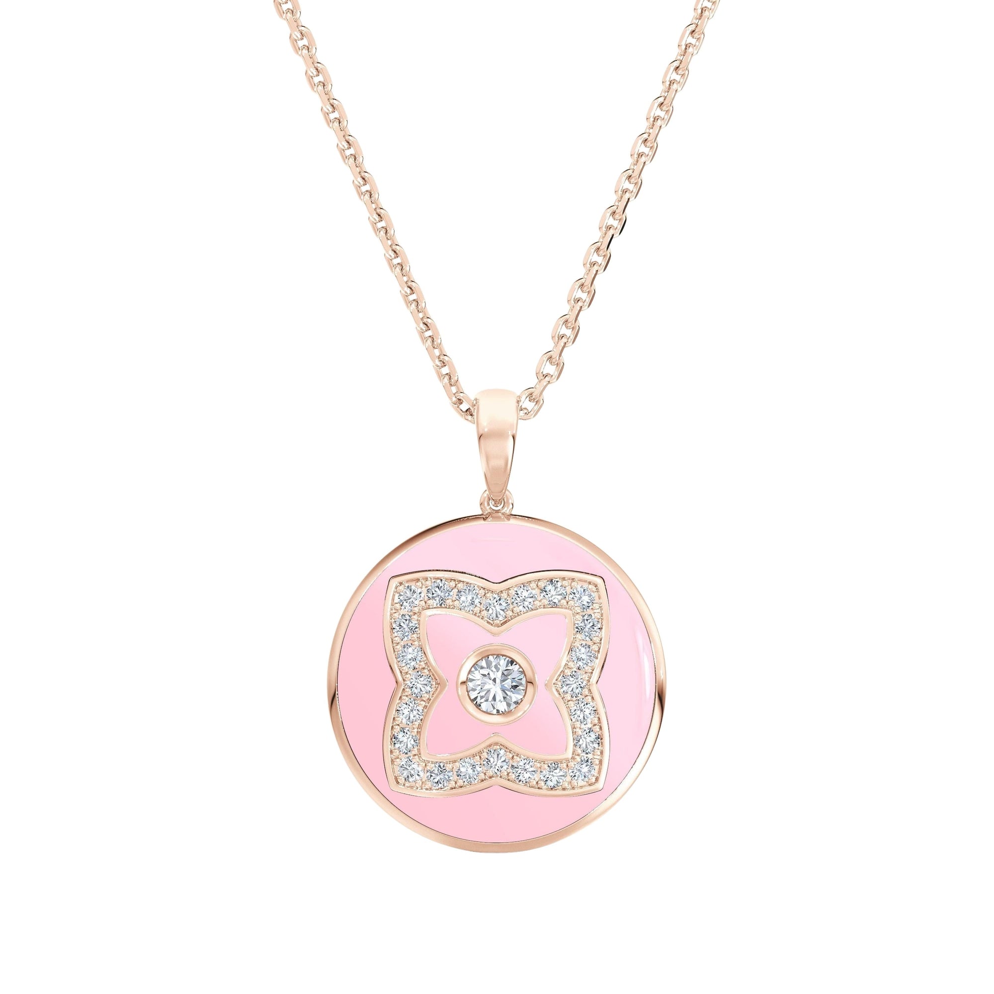 Pendentif Lotus émail