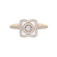 Bague Lotus nacré en or