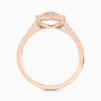 Bague Lotus nacré en or