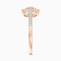 Bague Lotus nacré en or