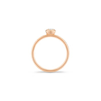 Bague Talisman avec diamant rond en or