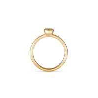 Bague Talisman avec diamant rond brillant en or