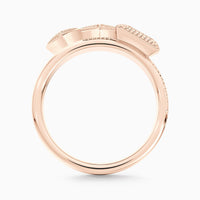 Bague Talisman empilable trio en or