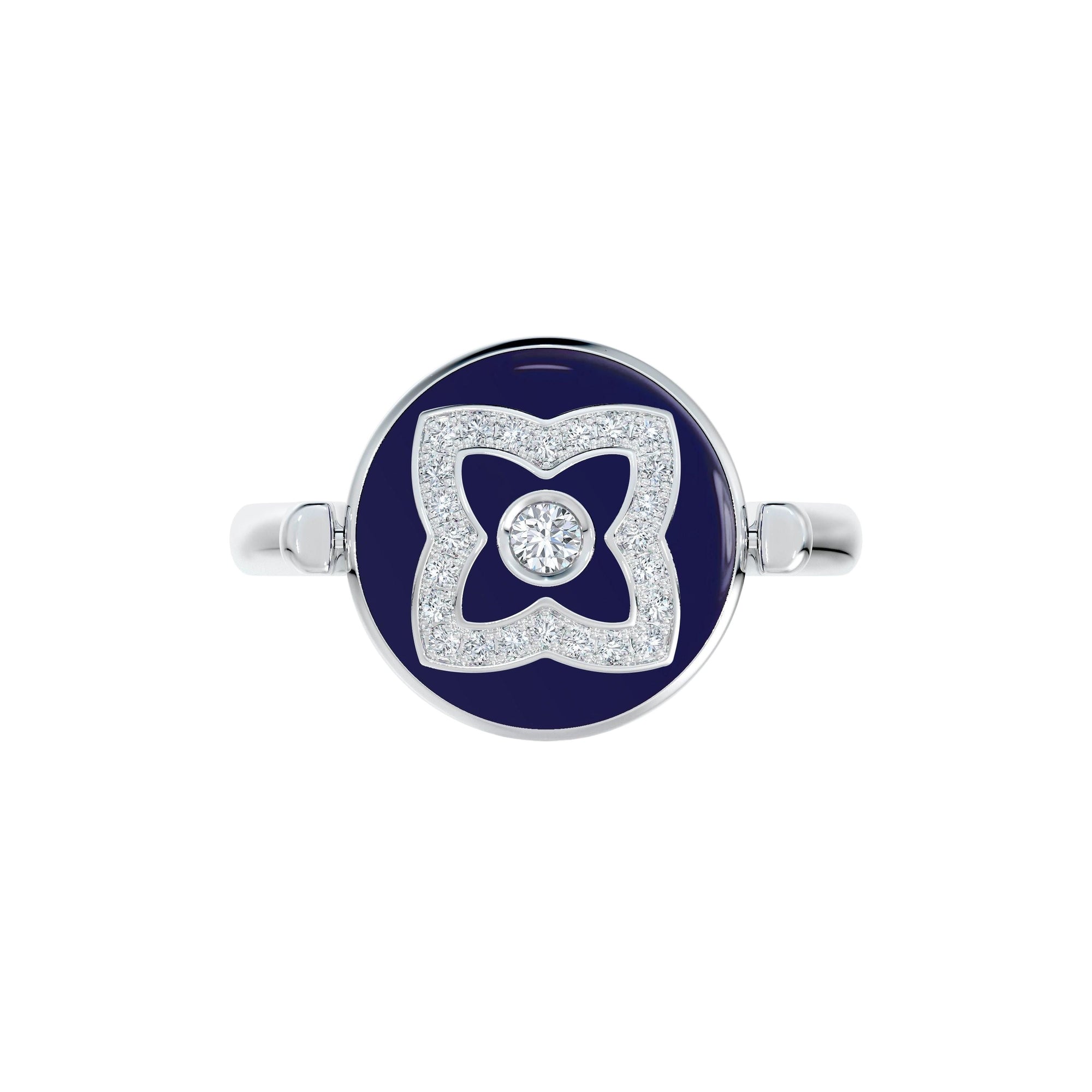 Bague Lotus émail
