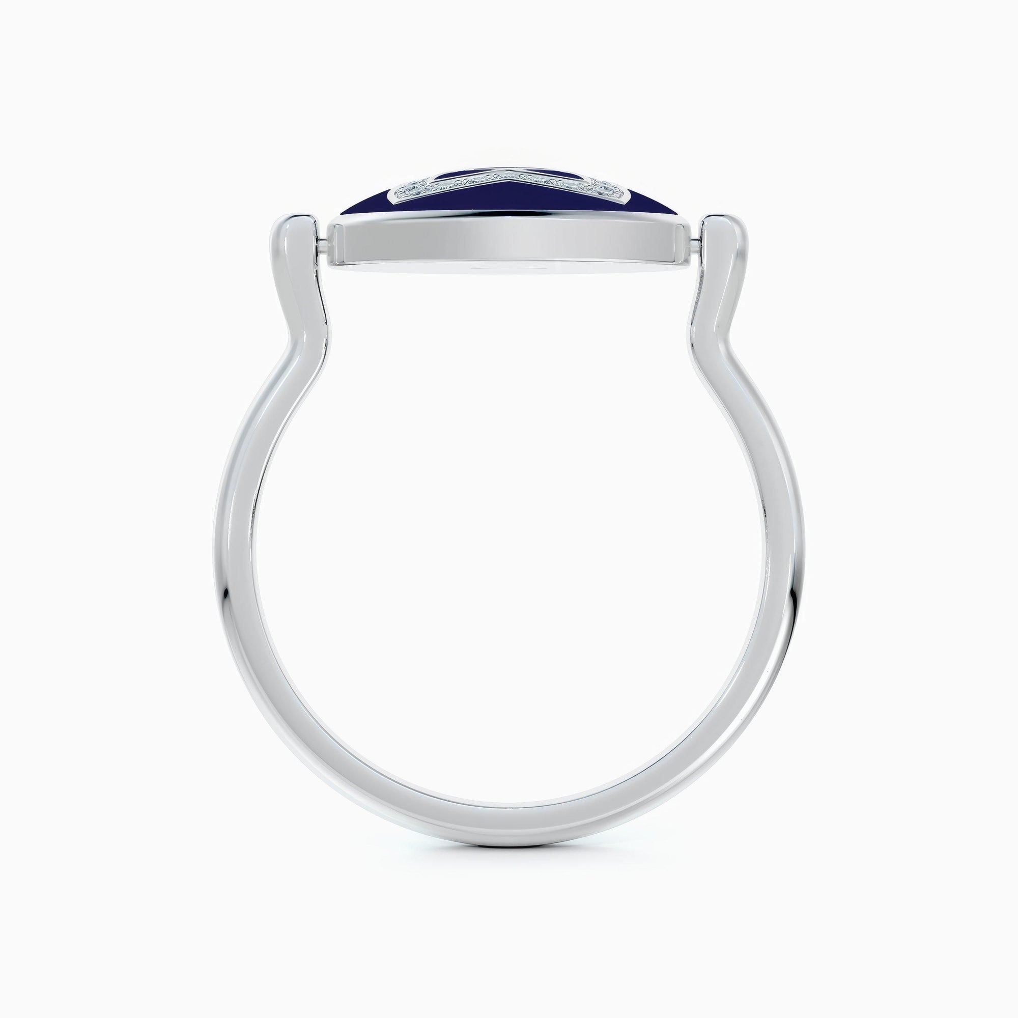 Bague Lotus émail