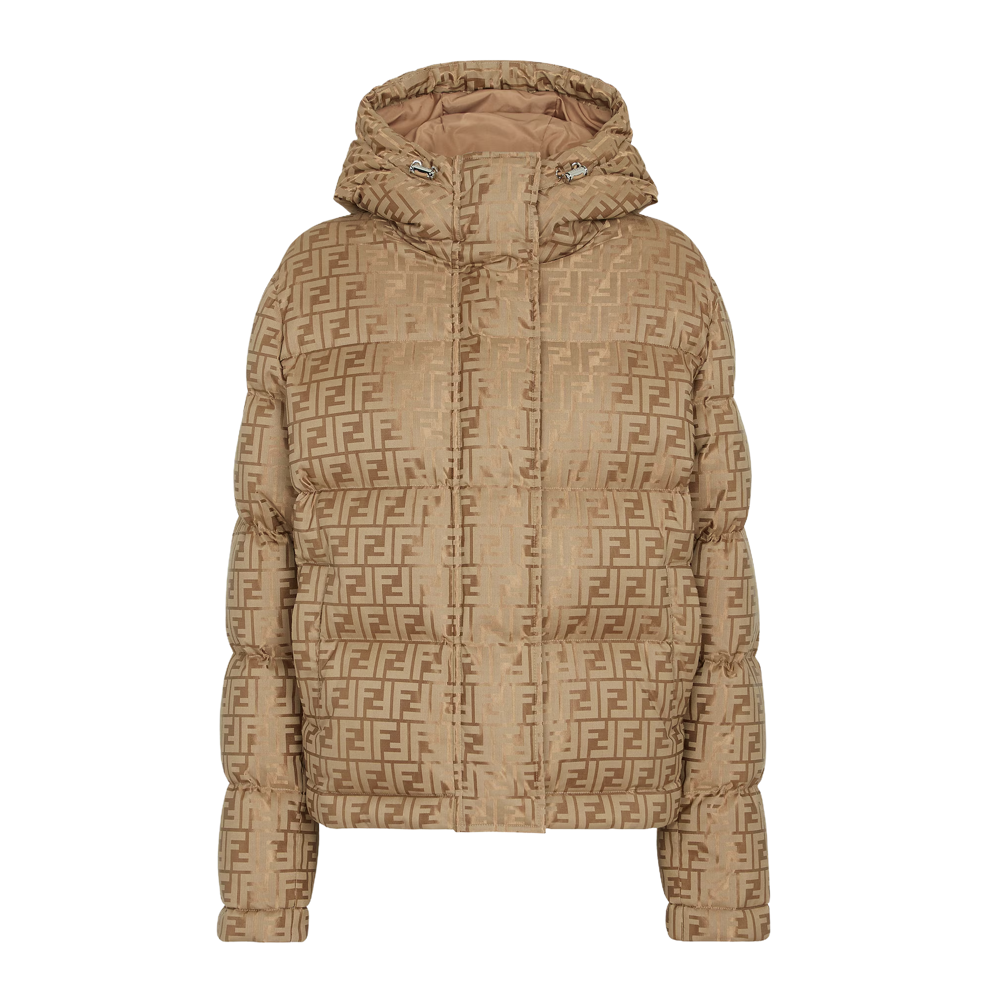 Doudoune en nylon FF - Marron