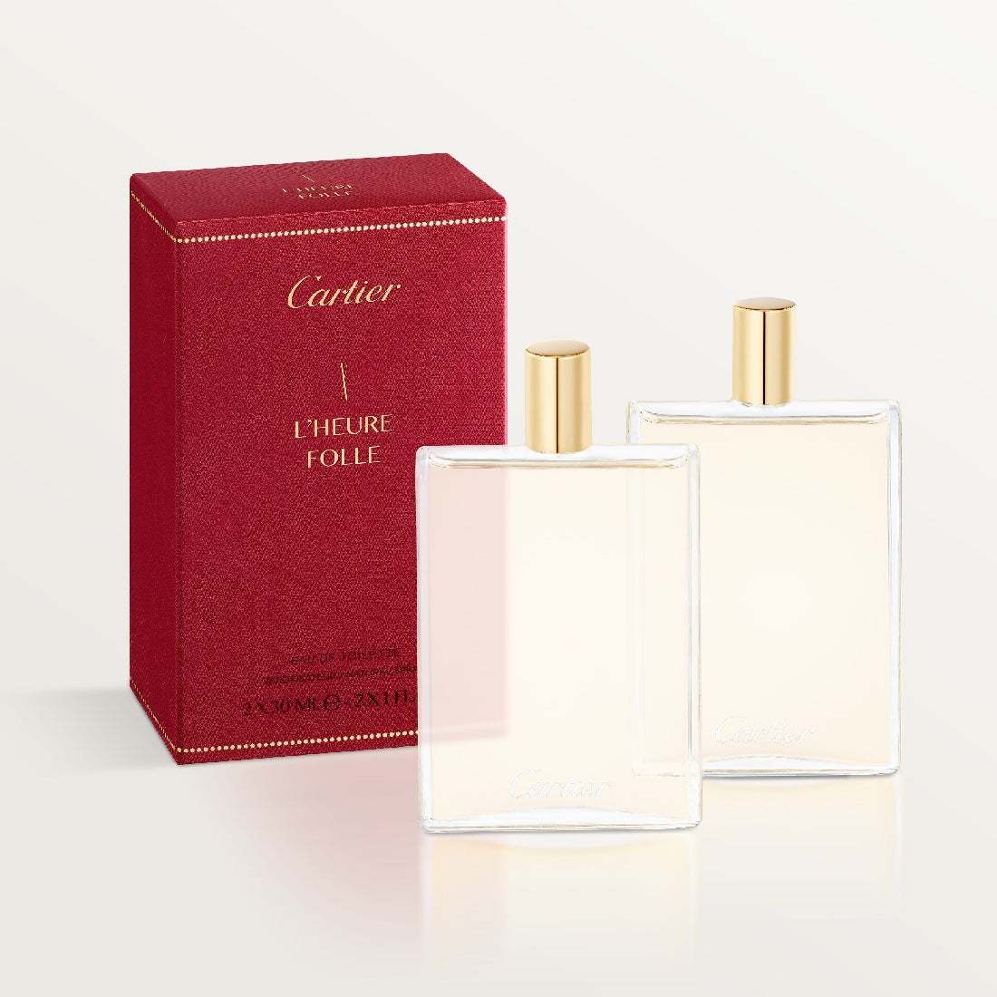Les Heures de Parfum L’Heure Folle Eau de Toilette Refills 2x30 ml