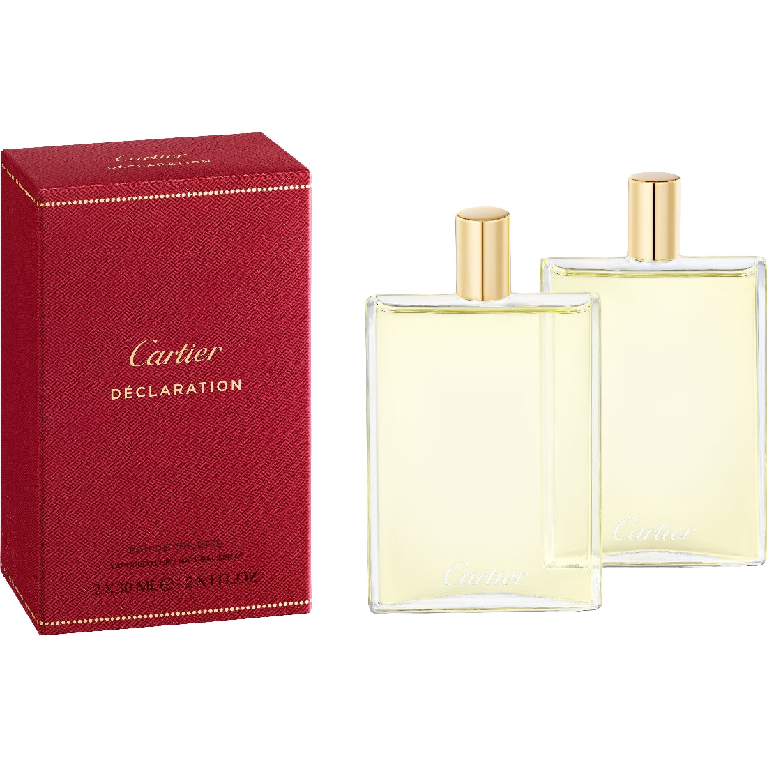 Recharges Eau de Toilette Déclaration Homme 2x30ml