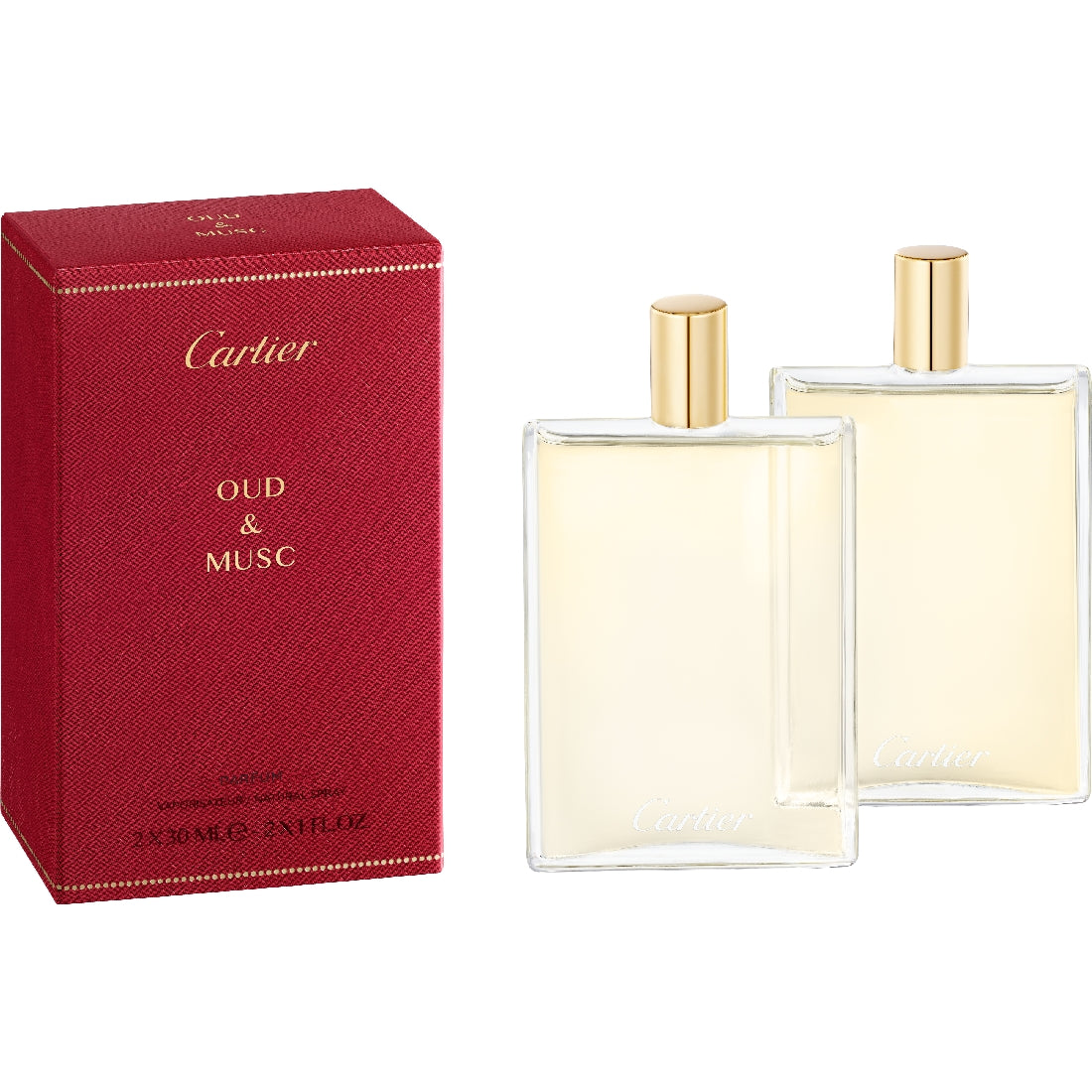 Les Heures Voyageuses Eau de Parfum Oud & Musc Refills 2x30 ml