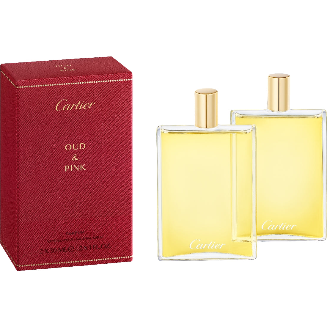 Recharges Eau de Parfum Les Heures Voyageuses Oud & Pink 2x30ml