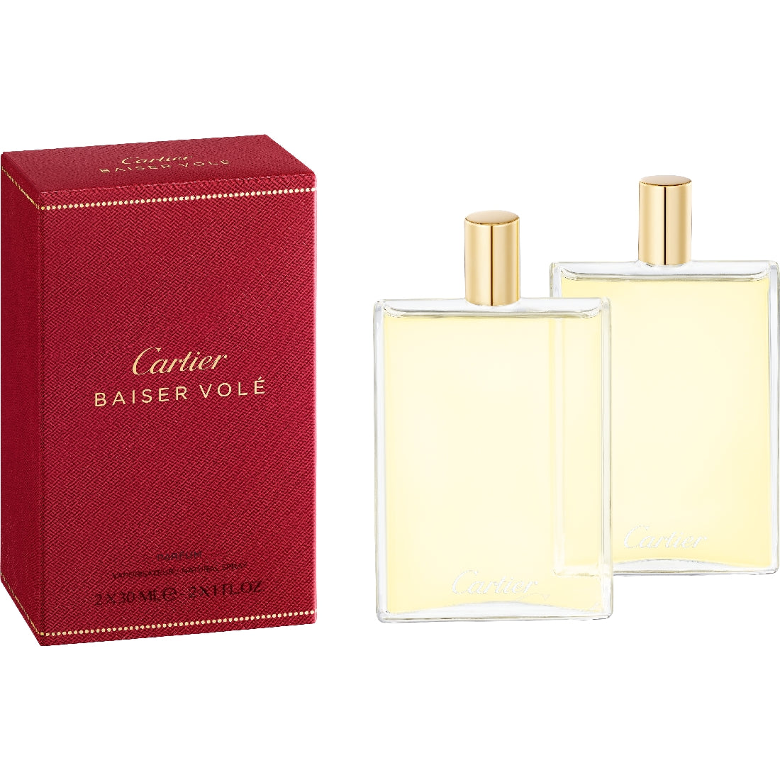 Coffret de Parfums Les Nécessaires de Cartier Parfum Baiser Volé 2x30ml