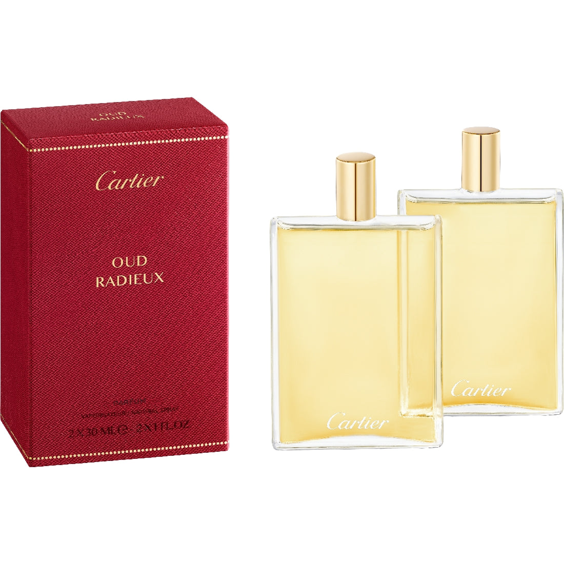 Recharges Eau de Parfum Les Heures Voyageuses Oud Radieux 2x30ml