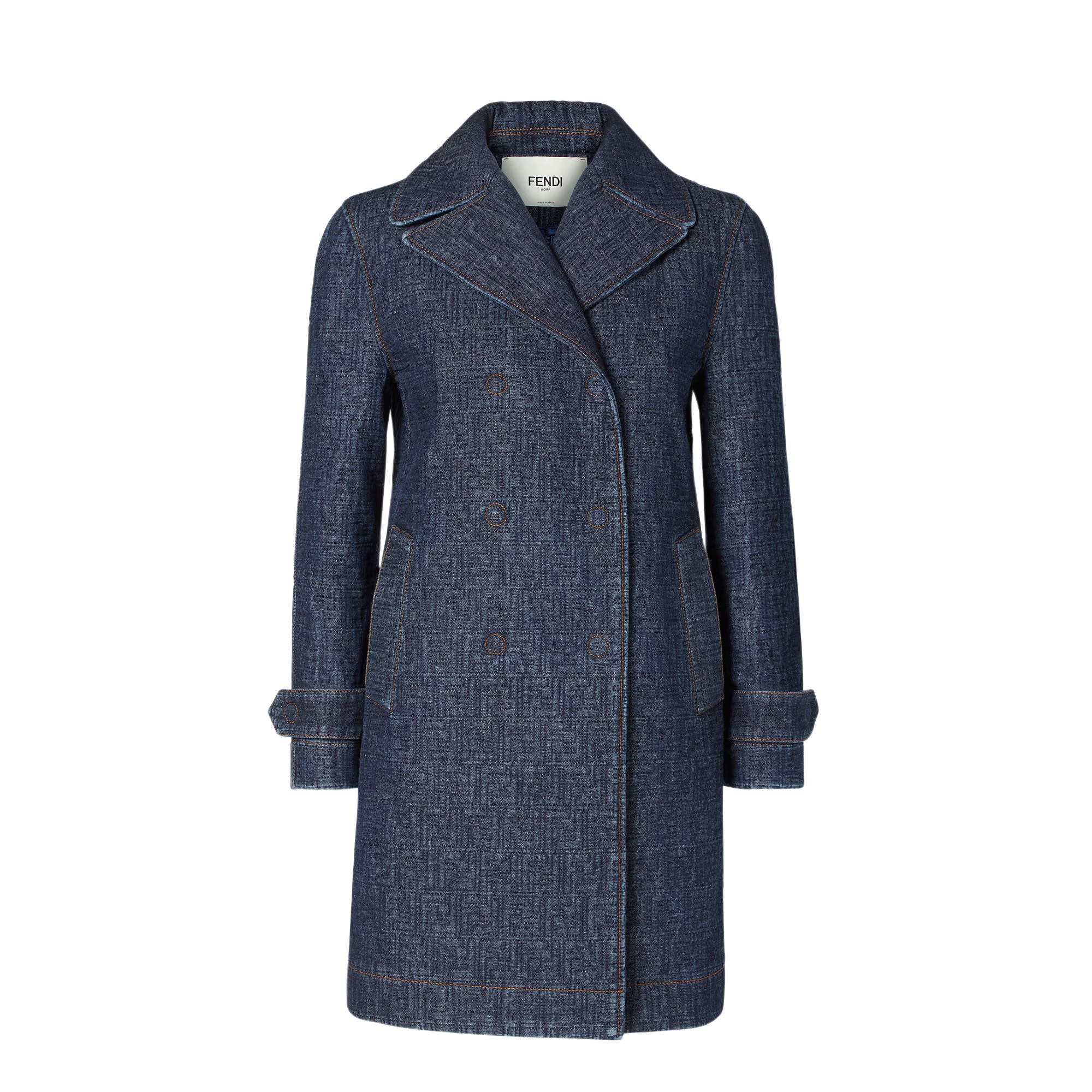Veste en denim FF - Bleu foncé